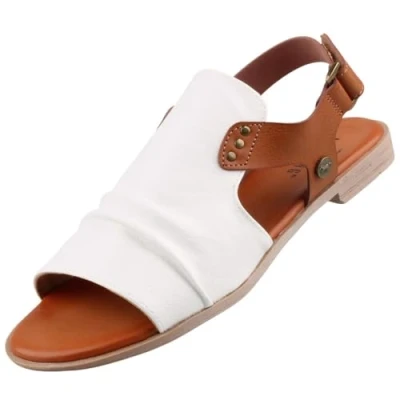 Abbildung von Mustang Shoes Riemchensandale, Sommerschuh, Sandalette, Blockabsatz, mit Klettverschluss