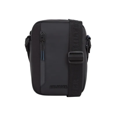Abbildung von Tommy Hilfiger Seasonal MINI Reporter Unisex Umhängetasche, Größe: One Size, Black