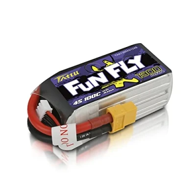 Abbildung von Tattu 4S Lipo Akku 1300mAh 14.8V 100C Funfly mit XT60 Stecker für UAV Drone FPV Race RC Quadcopter