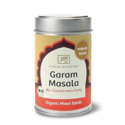 Abbildung von Classic Ayurveda Bio Garam Masala Gewürzmischung 50 g Authentisch indischer Geschmack für Gemüse und Hülsenfrüchte