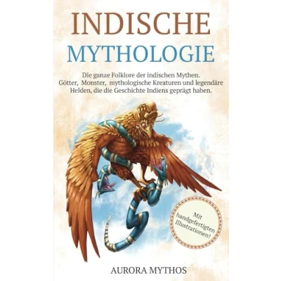 Abbildung von Indische Mythologie: Götter, Monster, mythologische Kreaturen und legendäre Helden, die Geschichte Indiens geprägt haben. Handillustriert!