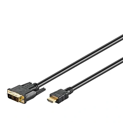 Abbildung von 5m m Kabel HDMI DVI D Anschlusskabel