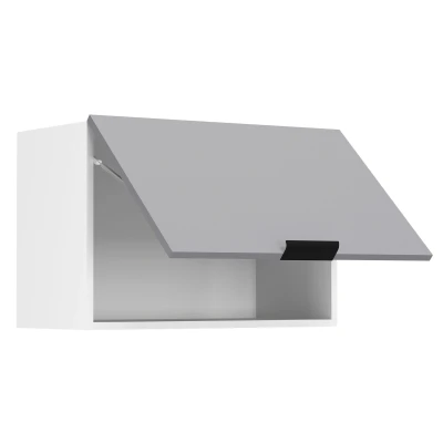 Abbildung von VCM Küchenschrank Breite 60 cm Klappschrank Hängeschrank Küche Dunstabzug Küchenmöbel Fasola Weiß/Anthrazit