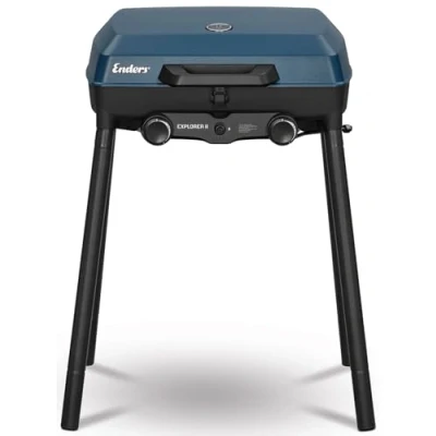 Abbildung von Enders® Gasgrill Explorer II, 2 Brenner für indirektes und direktes Grillen Backen​