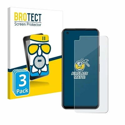 Abbildung von BROTECT Entspiegelungs Schutzglas für ASUS ZenFone 9 (3 Stück) Schutz Folie Panzerfolie Glas Matt [Extrem Kratzfest 9H, Anti Reflex]
