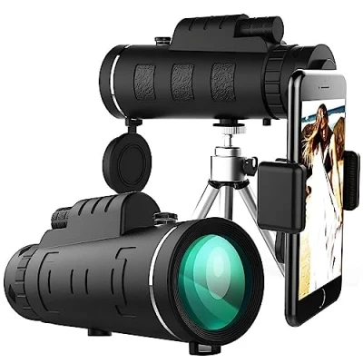 Abbildung von Retoo Teleskop Monokular Starscope Handy Fernrohr mit Stativ Teleskop,