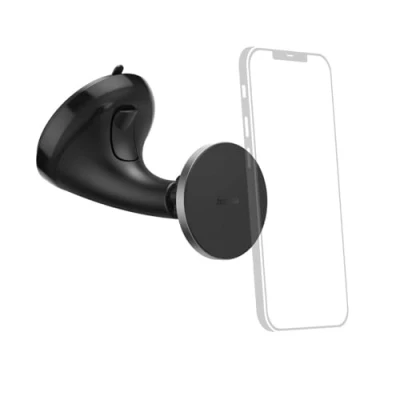 Abbildung von Hama Handyhalterung Auto Magnet schwarz, Saugnapf, für iPhone 15,14,13, 12 Smartphone Halterung, (iPhone 15 Plus, 14 13 Pro/ Pro Max, mini)
