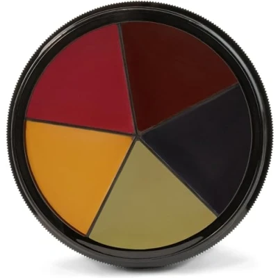 Abbildung von Mehron Make up ProColoRing Bruise 5 Farben Rad für Spezialeffekte &amp; Filme Prellungs Set SFX Farbe Halloween