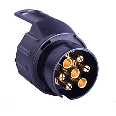 Abbildung von EKYLIN 7 Pin zu 13 Trailer Adapter für Anhängerkupplung Truck Caravan Stecker Steckdose Europäische Norm Wasserdicht