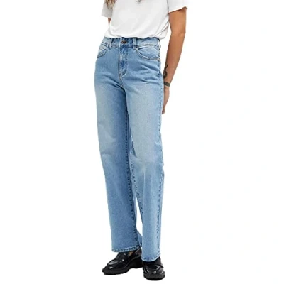 Abbildung von Object Objmarina MW NOOS Jeans Relaxed Fit Light blue, Damen, Größe: Medium, blue