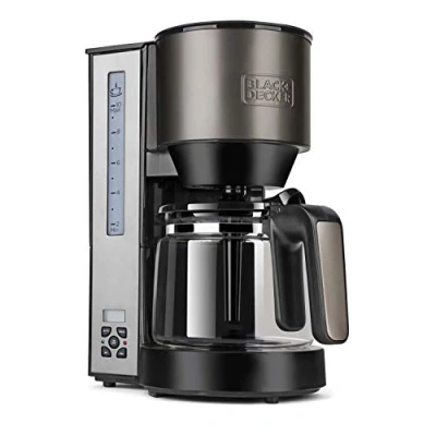 Abbildung von Black + Decker Filterkaffeemaschine BXCO1000E, 1,25l Kaffeekanne, Permanentfilter