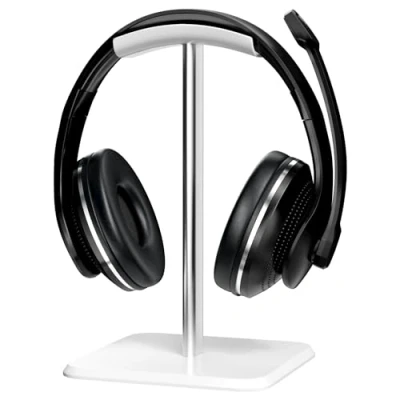 Abbildung von Newaner Headset Halterung, Abnehmbare Kopfhörer Ständer mit TPU Rutschfestem Silikon für Alle Kopfhörergrößen, Over Ear und Gaming Kopfhörer, Geeignet Tisch, Vitrine