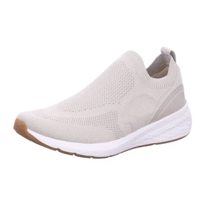 Abbildung von Tamaris Damen Slip on Sneaker beige metallic