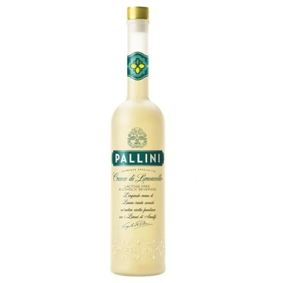 Abbildung von Pallini Cream Limoncello Italienischer Creme Zitronenlikör mit Zitronen von der Amalfiküste Frisch und aromatisch Vegan 500 ml 15% vol.