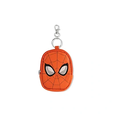 Abbildung von DISNEY Marvel Spiderman, roter Mini Rucksack, Schlüsselanhänger, Rot, Weiß und Schwarz, Einheitsgröße, Modern