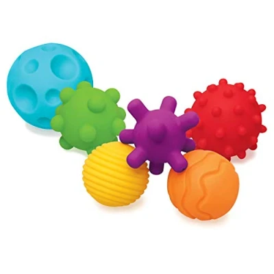 Abbildung von Infantino Textured Multi Ball Set Texturierte Bälle im Für die sensorische Entwicklung Kinder ab 6 Monaten