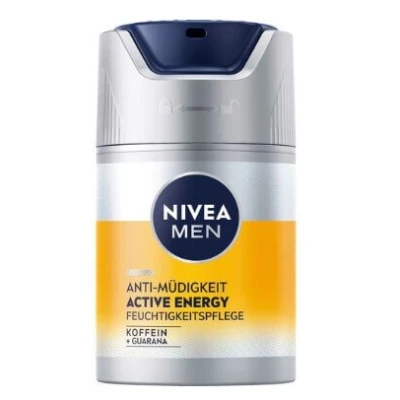 Abbildung von NIVEA MEN Active Energy Gesichtspflege Creme (50 ml), revitalisierende Gesichtscreme für Männer, schnell einziehende Feuchtigkeitscreme gegen Zeichen von Müdigkeit