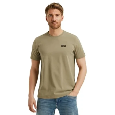 Abbildung von PME Legend Herren Rundhals T Shirt Cold DYE Regular Fit Schwarz Weiss Grün Blau, Größe:M, Farbe:6391 Silver Sage