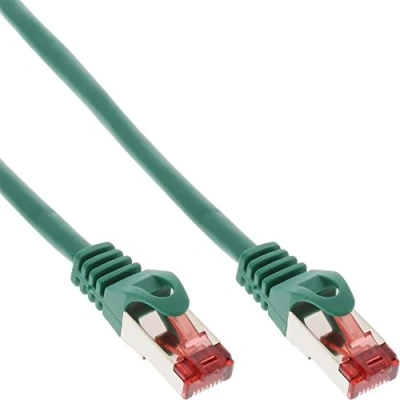 Abbildung von InLine 76415G S/FTP Patchkabel (250MHz, PVC, Kupfer, 15 m) grün