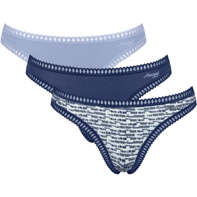 Abbildung von sloggi Slip GO Crush String C3P (3er Pack) Spitzendetails