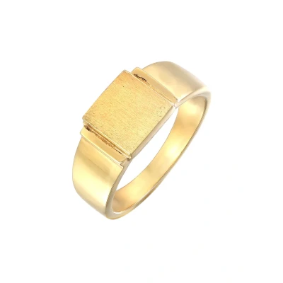 Abbildung von Kuzzoi Statement LOOK Ring goldcoloured, Herren, Größe: 62, Gold coloured