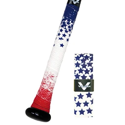 Abbildung von Vulcan Sporting Goods Co. 0.50mm / 1.00mm 1.75mm Bat Grip Baseball/Softball Multiple Colors 1776 0,50 mm, Mehrfarbig/Meereswellen (Ocean Tides), Thinnest Wood