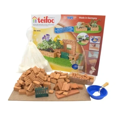 Abbildung von teifoc Garten Steinbaukasten, (Bausatz, 145 St., Bastelset), perfekt für Sukkulenten, Made in Germany