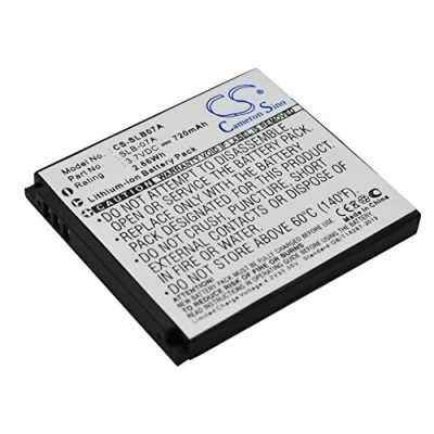 Abbildung von CS SLB07A Akkus 720mAh Kompatibel mit [Samsung] ST50, ST500, ST550, ST600, TL100, TL205, TL210, TL220, TL225, TTL 20 Ersetzt SLB 07A
