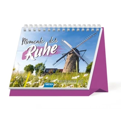 Abbildung von Trötsch Aufstellwochenkalender Momente der Ruhe 2025: Aufstellkalender Tischkalender