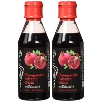 Abbildung von Messino Griechische Granatapfel Balsamico Creme Glaze, 2er Pack x 250 ml (Insgesamt: 500ml)