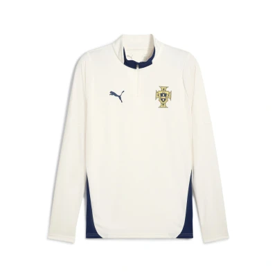 Abbildung von Puma Portugal FPF Training 1/4 ZIP TOP Nationalmannschaft, Herren, Größe: XS, Sugared almond/persian blue