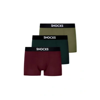 Abbildung von Snocks 3 PACK Panties, Herren, Größe: 3XL, Mix (rot olive blau)