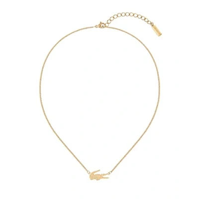 Abbildung von Lacoste Crocodile Halskette Rose goldcoloured, Damen, Größe: One Size, gold coloured