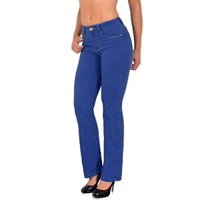 Abbildung von ESRA Jeans Damen High Waist Stretch Jeanshose bis Übergröße G400