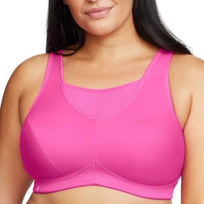 Abbildung von Glamorise Damen 1066 Sports Bra, Rosa violett, 95D EU