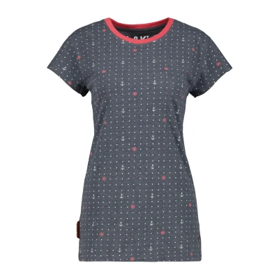 Abbildung von ALIFE and Kickin MaxiAK B Shirt Damen T Bequemes Kurzarm für Alltag &amp; Freizeit Perfekt Sommer Übergangszeiten Marine XS