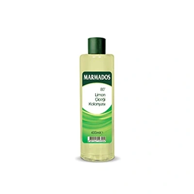 Abbildung von Marmara MARMADOS Zitronen Duftwasser Limon Kolonya 400 ml Aftershave Herren Eau de Cologne Lemon Türkisches Handwasser Rasierwasser frisch Unisex Kölnisch Wasser
