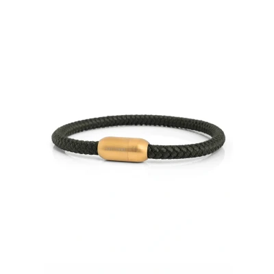Abbildung von Akitsune Silva Armband, Herren, Größe: 19cm, Gold green
