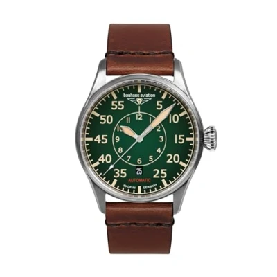 Abbildung von Bauhaus 2756 4 Herrenuhr Aviation CT BHA Automatik Braun/Grün