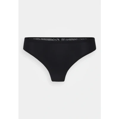 Abbildung von Chantelle Tanga aus weicher Stretch Spitze, Schwarz, Einheitsgröße, Einheitsgröße