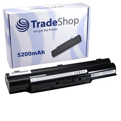 Abbildung von Trade Shop Hochleistungs Li Ion Akku 5200mAh für Fujitsu LifeBook E741/D, E751/C, E782, LH772, P701, P701/C, P702, P771, P772, PH701, PH702, TH550