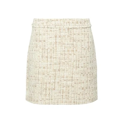 Abbildung von comma MIT Bequemem BUND Alinienrock, Damen, Größe: 34, Helles beige