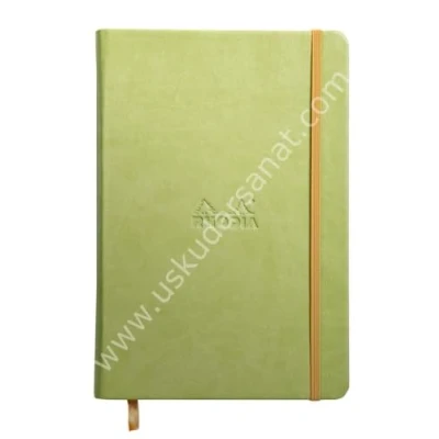 Abbildung von Rhodia Notizbuch Rhodiarama A5 14,8x21cm 96 Blatt 90g liniert anisgrün