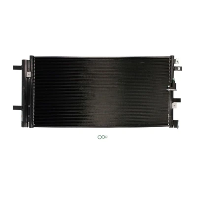 Abbildung von NRF Easy Fit 350060 Klimakondensator mit Trockner, Dichtring 18 15,4 Aluminium 625 AUDI: A4 B8 Avant, A5 Coupe, Cabrio