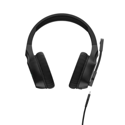 Abbildung von uRage Gaming Headset SoundZ 710 7.1 V2, kabelgebundene Multi Plattform Kopfhörer für PS5/PC, Over Ear, in schwarz