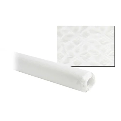 Abbildung von Damasttischtuchrolle weiss 25m lang 1m breit by HKG