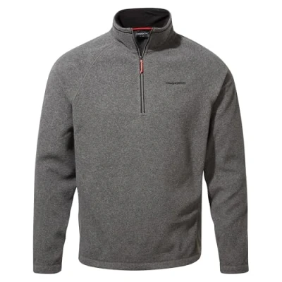 Abbildung von Craghoppers Herren Craghopper Men&#039;s Corey VI Half Zip Fleece Pullover, BlkPepp Marl, 3XL