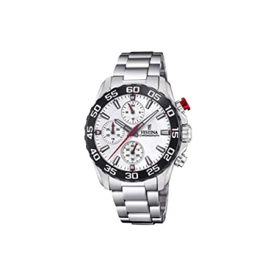 Abbildung von Festina Jungen Chronograph Quarz Uhr mit Edelstahl Armband F20457/1
