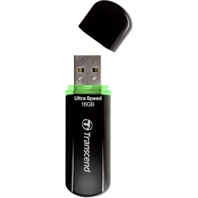 Abbildung von Transcend JetFlash 600 Extreme Speed 16GB USB Stick (bis zu 32MB/s, 2.0), Grün
