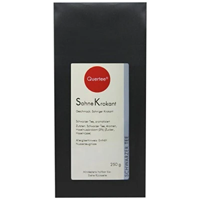 Abbildung von Quertee Schwarzer Tee &quot;Sahne Krokant&quot; 250 g, 1er Pack (1 x g)